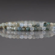 2mm Light Blue Tourmaline Beads – Tiny Faceted Round Natural Gemstone 15