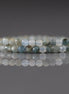 2mm Light Blue Tourmaline Beads – Tiny Faceted Round Natural Gemstone 15" Strand