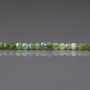 2mm Green Tourmaline Micro Faceted Beads 15