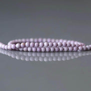 2mm Phosphosiderite Beads 15” Light Purple Phosphosiderite Smooth Gemstone Beads Beading Crafter Gift