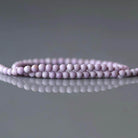2mm Light Phosphosiderite Beads – Tiny Smooth Round Natural Gemstone 15" Strand
