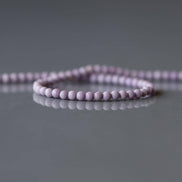 2mm Light Phosphosiderite Beads – Tiny Smooth Round Natural Gemstone 15