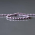 2mm Light Phosphosiderite Beads – Tiny Smooth Round Natural Gemstone 15" Strand