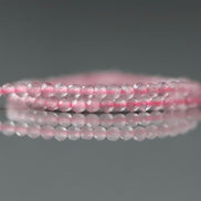 2mm Madagascar Rose Quartz Faceted Beads 15