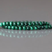2mm Malachite Smooth Beads 15
