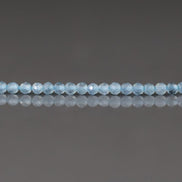 2mm AAA Milky Aquamarine Beads Micro Faceted 13
