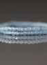 2mm Milky Aquamarine Beads - Tiny Faceted Round Natural Gemstone 13" Strand