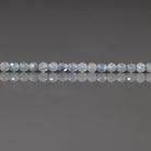 2mm Montana Sapphire Faceted Round Beads 15" - Tiny Natural Gemstone