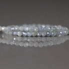 2mm Montana Sapphire Faceted Round Beads 15" - Tiny Natural Gemstone