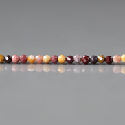 2mm Mookaite Jasper Beads Micro Faceted Genuine Small Earth Tone Jasper Beads 15