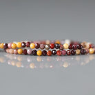 2mm Mookaite Jasper Beads ‚Äì Tiny Faceted Round Natural Gemstone 15" Strand