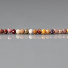 2mm Mookaite Jasper Beads ‚Äì Tiny Faceted Round Natural Gemstone 15" Strand