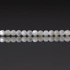 2mm Mother of Pearl Beads – Tiny Smooth Round Natural Gemstone 15" Strand