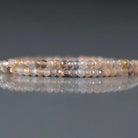 2mm Multi Color Sunstone Beads - Tiny Faceted Rondelle Natural Gemstone 15" Strand