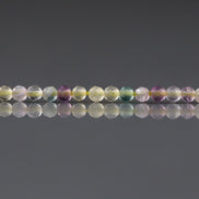 2mm Multi Fluorite Micro Faceted Beads 15