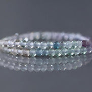 2mm Multi Fluorite Micro Faceted Beads 15