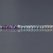 2mm Multi Fluorite Micro Faceted Beads 15