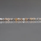 2mm Multi Moonstone Beads ‚Äì Tiny Faceted Round Natural Gemstone 15" Strand
