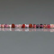 2mm Multi Spinel Cube Beads Faceted 15