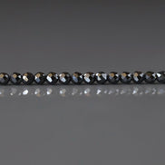 2mm 100% Natural Hematite Micro Faceted Beads Genuine Sparkly Beads 15