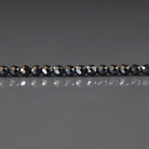 2mm Natural Hematite Beads – Tiny Faceted Round Natural Gemstone 15" Strand