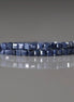 2mm Natural Sapphire Beads - Tiny Faceted Cube Natural Gemstone 6" Strand