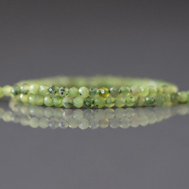 2mm AAA Nephrite Jade Beads 15" Green Genuine Gemstone Beads Natural Jade for Jewelry Making Beading Craft Gift Beads