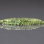 2mm Nephrite Jade Beads - Tiny Round Faceted Natural Gemstone 15