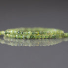 2mm Nephrite Jade Beads - Tiny Round Faceted Natural Gemstone 15" Strand