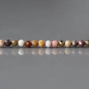 2mm Ocean Jasper Faceted Beads Genuine Small Tiny Fancy Jasper Beads 15