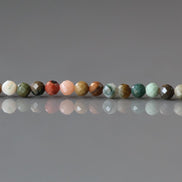2mm Ocean Jasper Faceted Beads Genuine Small Tiny Fancy Jasper Beads 15