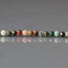 2mm Ocean Jasper Beads – Tiny Faceted Round Natural Gemstone 15" Strand
