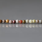 2mm Ocean Jasper Beads – Tiny Faceted Round Natural Gemstone 15" Strand