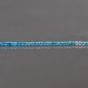 2mm Ombre Blue Apatite Faceted Beads 15