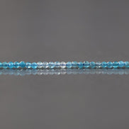 2mm Ombre Blue Apatite Beads ‚Äì Tiny Faceted Round Natural Gemstone 15