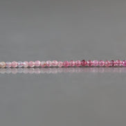 2mm Ombre Pink Tourmaline Micro Faceted Beads 15