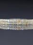2mm Pastel Yellow Opal Beads - Tiny Cube Natural Gemstone 15" Strand
