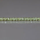 2mm Peridot Beads – Tiny Faceted Cube Natural Gemstone 15" Strand