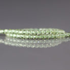 2mm Peridot Beads – Tiny Faceted Round Natural Gemstone 15" Strand