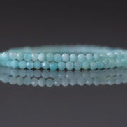 2mm Peruvian Amazonite Faceted Beads 15