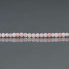 2mm Peruvian Pink Opal Beads ‚Äì Tiny Smooth Round Natural Gemstone 15" Strand