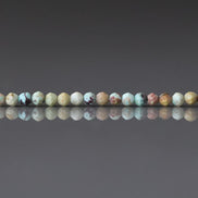 2mm Peruvian Turquoise Beads – Tiny Faceted Round Natural Gemstone 15