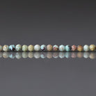 2mm Peruvian Turquoise Beads ‚Äì Tiny Faceted Round Natural Gemstone 15" Strand