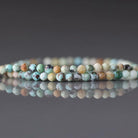 2mm Peruvian Turquoise Beads ‚Äì Tiny Faceted Round Natural Gemstone 15" Strand