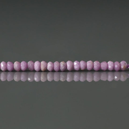 2mm Phosphosiderite Beads Micro Faceted Beads Rondelle 7” Gemstone Beads Beading Crafter Gift DIY Jewelry Making