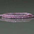 2mm Phosphosiderite Beads - Tiny Faceted Rondelle Natural Gemstone 7" Strand