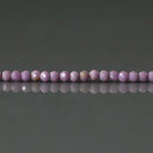 2mm Phosphosiderite Beads - Tiny Faceted Rondelle Natural Gemstone 7" Strand