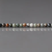 2mm Picasso Jasper Beads ‚Äì Tiny Smooth Round Natural Gemstone 15
