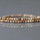2mm Picture Jasper Beads ‚Äì Tiny Smooth Round Natural Gemstone 15" Strand