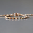 2mm Picture Jasper Beads ‚Äì Tiny Smooth Round Natural Gemstone 15" Strand